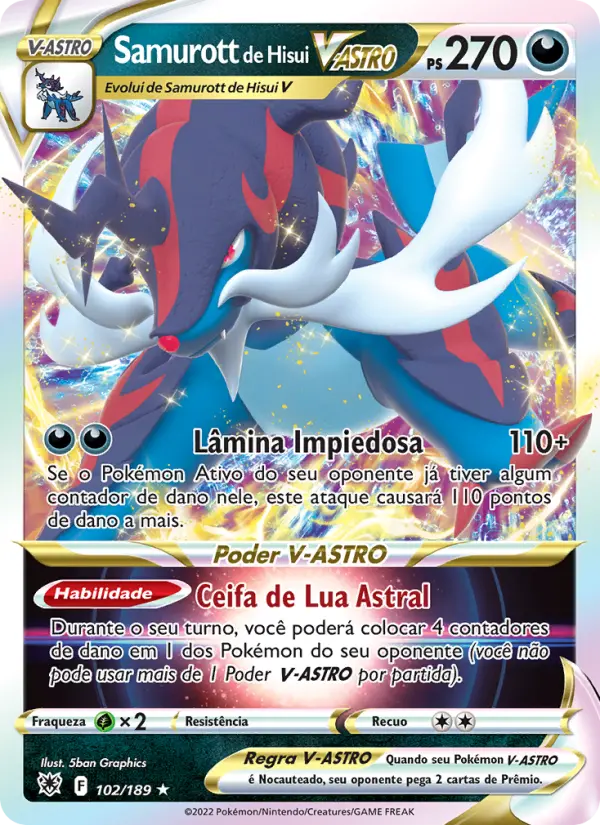 Samurott de Hisui V-ASTRO