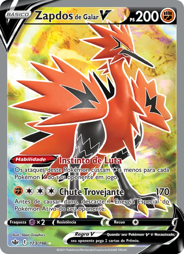 Zapdos de Galar V